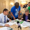 Островная молодежь встретилась с заместителем губернатора области Дмитрием Братыненко